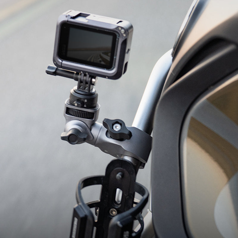 PGYTECH P-GM-171 Action Camera Heavy-Duty Clamp Mount for Motorcycle Creative Shooting PGYTECH P-GM-171 Action Camera Heavy-Duty Clamp Mount for Motorcycle Creative Shooting